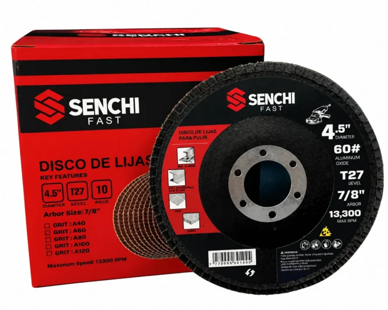 Disco de lijas para pulir 4 1/2" grano 60