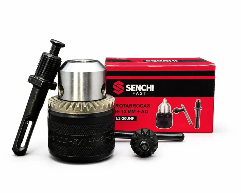 Rotabrocas 13 mm con llave y adaptador SDS